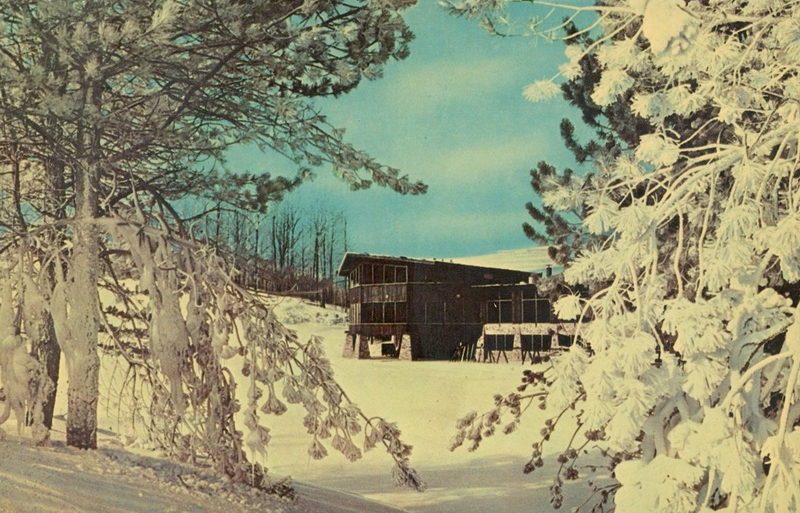 Pine Knob Ski and Snowboard Resort - Vintage Postcard (newer photo)